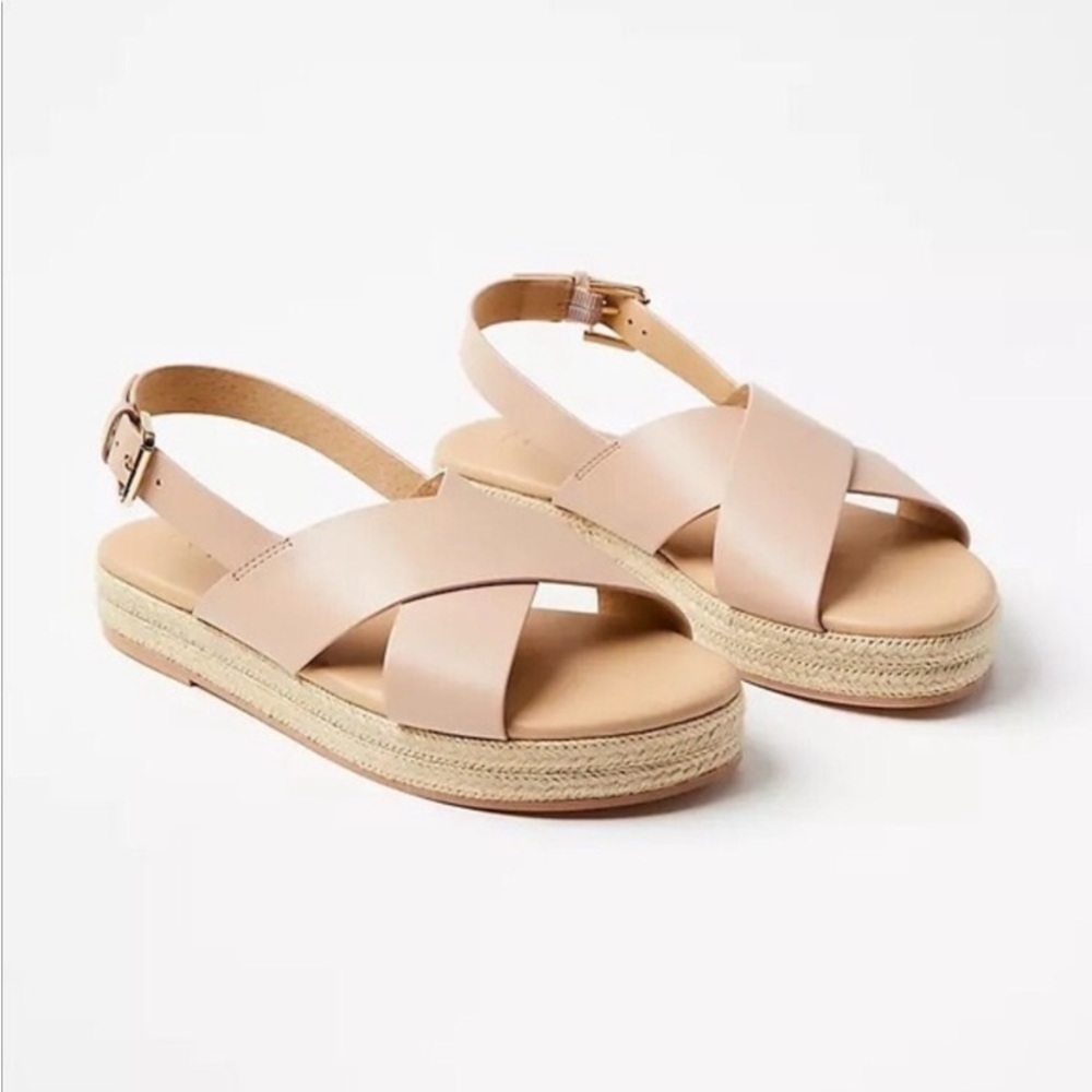 Loft cross cross espadrilles size 10 worn twice